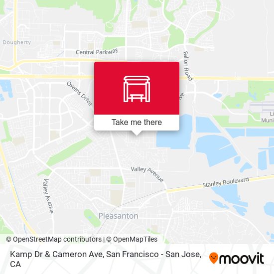 Kamp Dr & Cameron Ave map