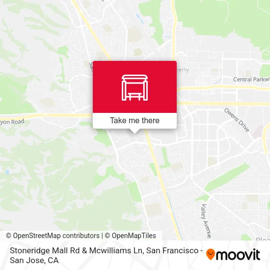 Mapa de Stoneridge Mall Rd & Mcwilliams Ln