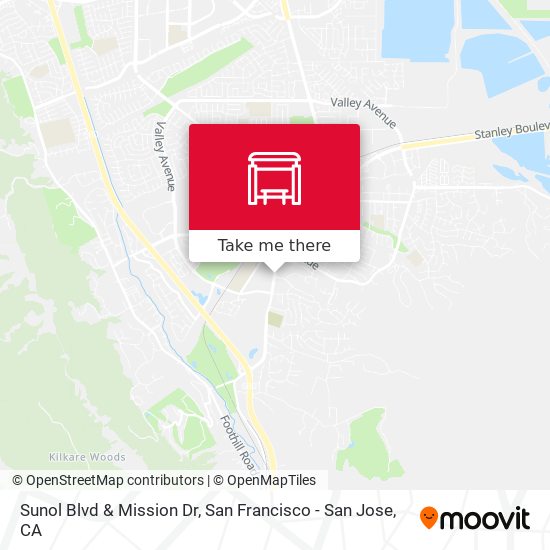 Sunol Blvd & Mission Dr map