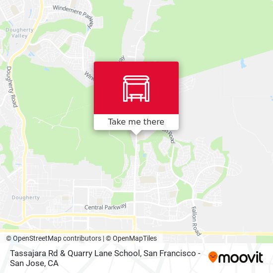 Tassajara Rd & Quarry Lane School map