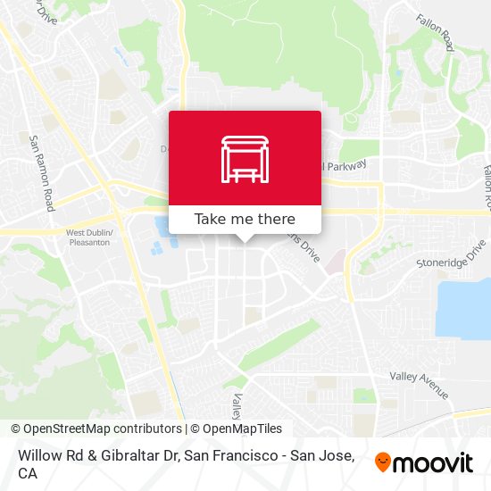 Willow Rd & Gibraltar Dr map
