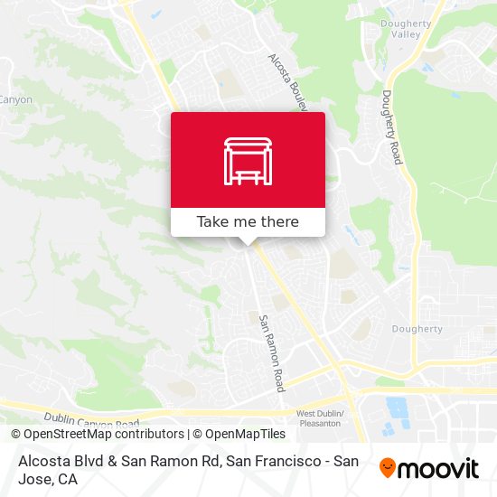 Alcosta Blvd & San Ramon Rd map