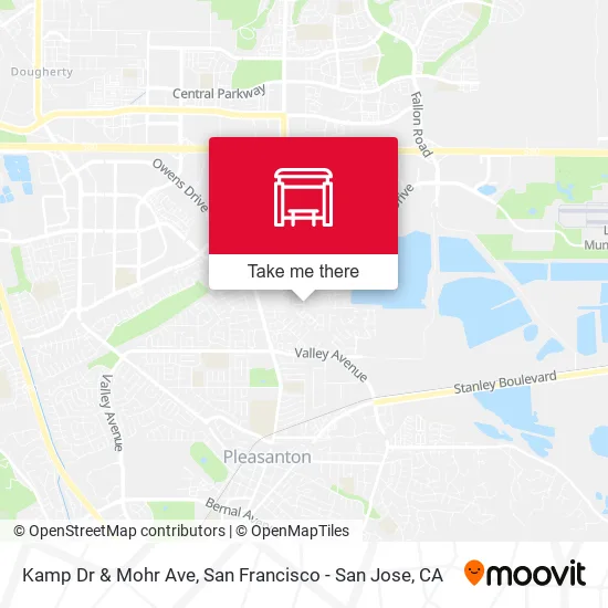 Kamp Dr & Mohr Ave map