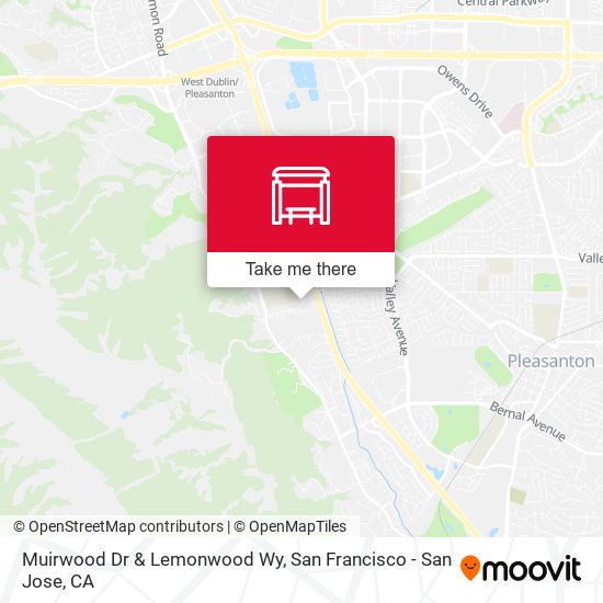 Muirwood Dr & Lemonwood Wy map