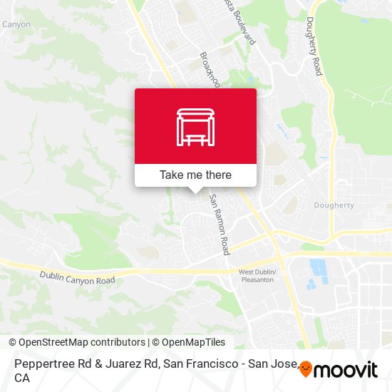 Peppertree Rd & Juarez Rd map