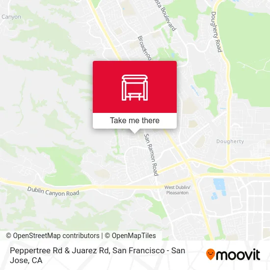 Peppertree Rd & Juarez Rd map