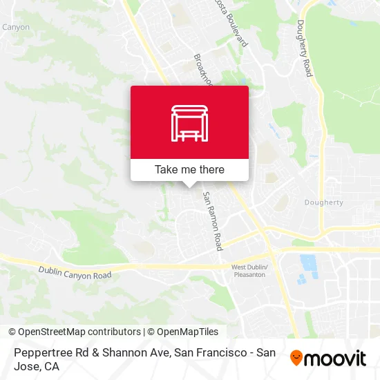 Peppertree Rd & Shannon Ave map