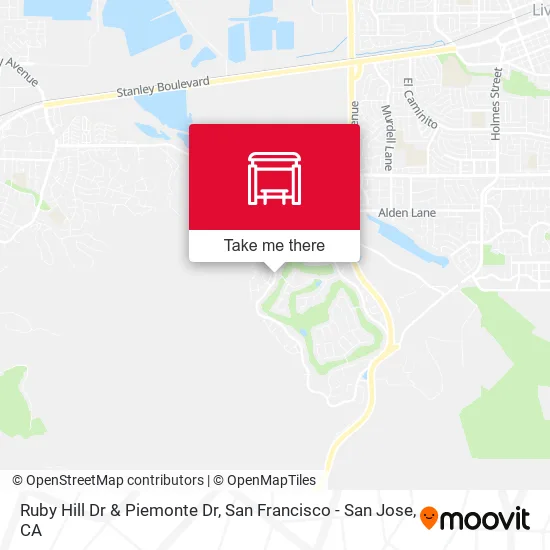 Ruby Hill Dr & Piemonte Dr map