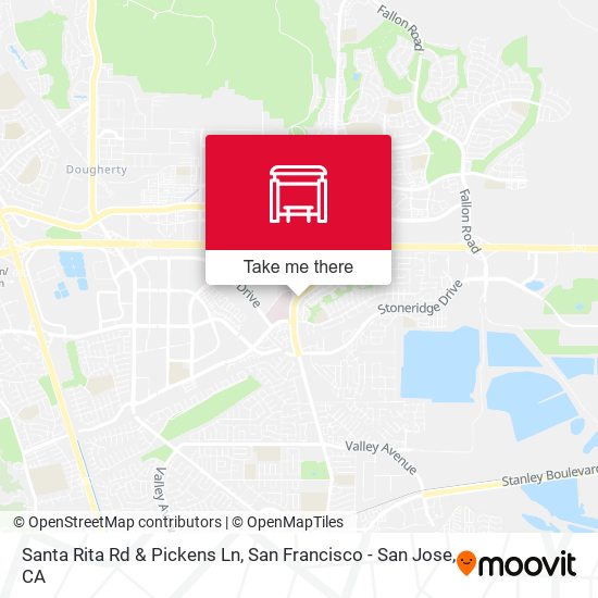 Santa Rita Rd & Pickens Ln map