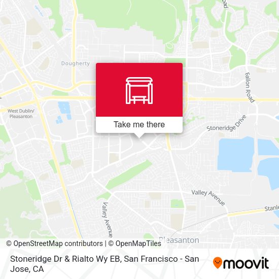 Stoneridge Dr & Rialto Wy EB map