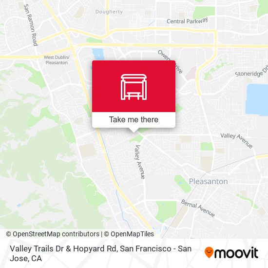 Valley Trails Dr & Hopyard Rd map
