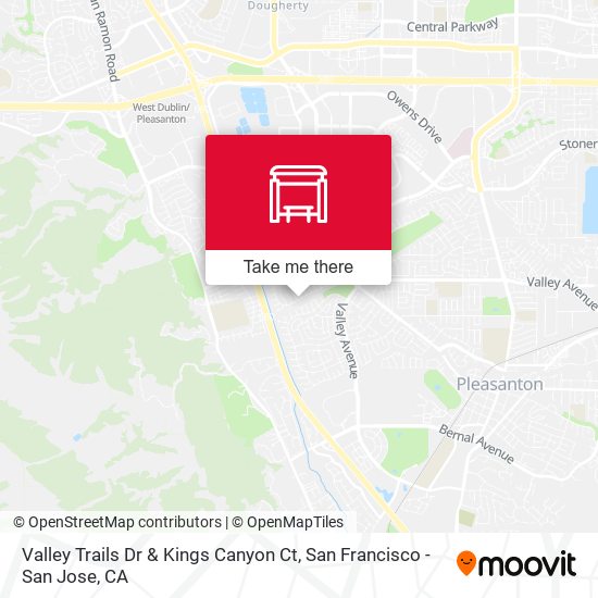 Valley Trails Dr & Kings Canyon Ct map