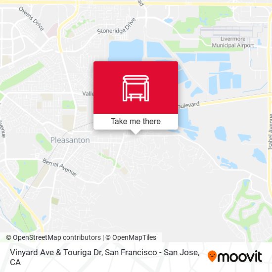 Vinyard Ave & Touriga Dr map