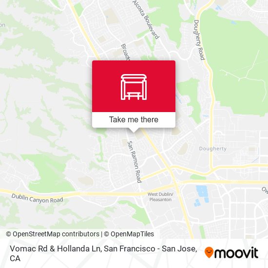 Vomac Rd & Hollanda Ln map
