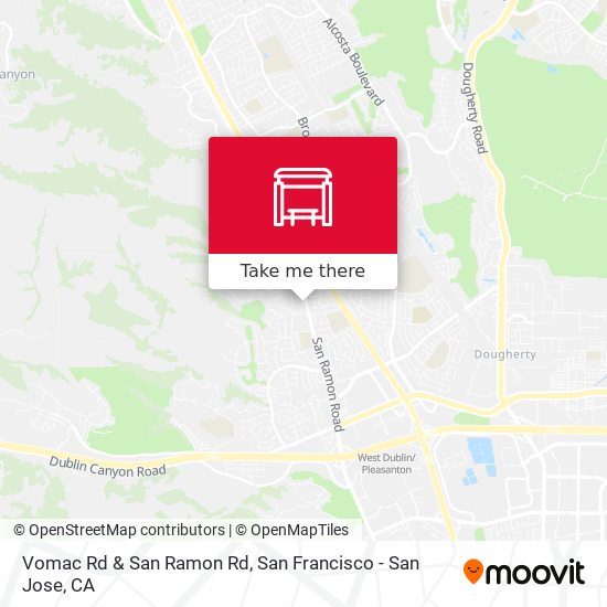 Vomac Rd & San Ramon Rd map