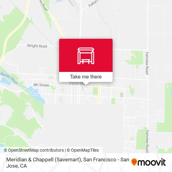 Meridian & Chappell (Savemart) map