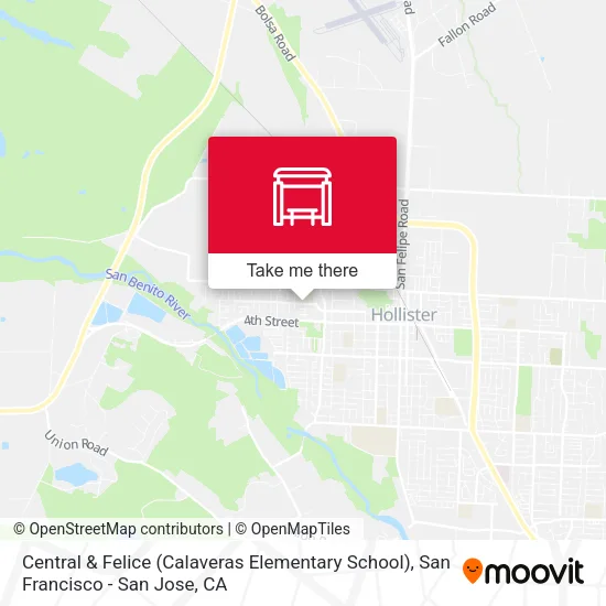 Central & Felice (Calaveras Elementary School) map