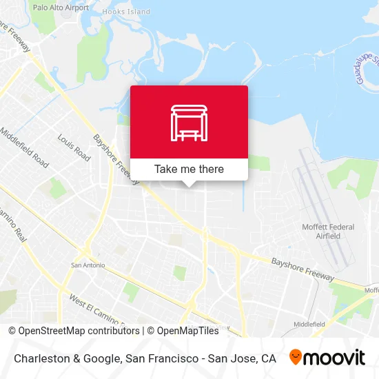Charleston & Google map