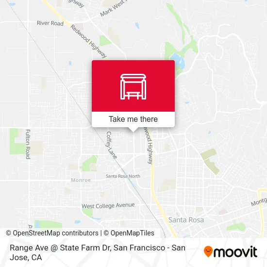 Range Ave @ State Farm Dr map