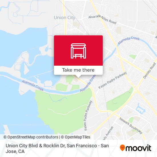 Union City Blvd & Rocklin Dr map