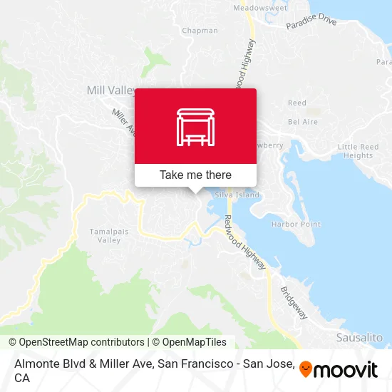 Almonte Blvd & Miller Ave map