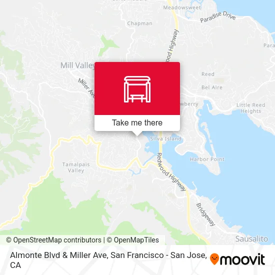 Almonte Blvd & Miller Ave map