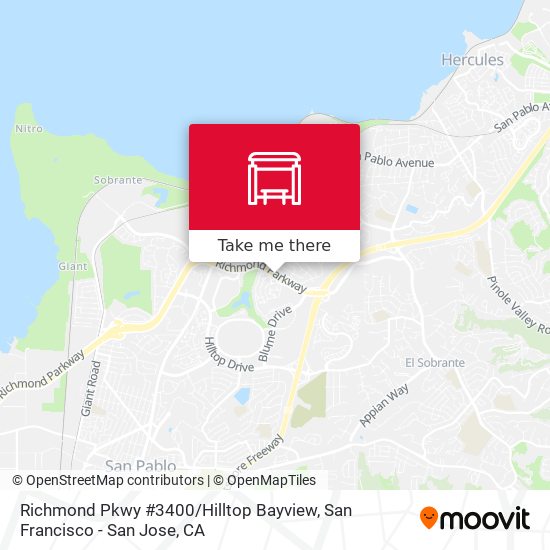 Richmond Pkwy #3400 / Hilltop Bayview map