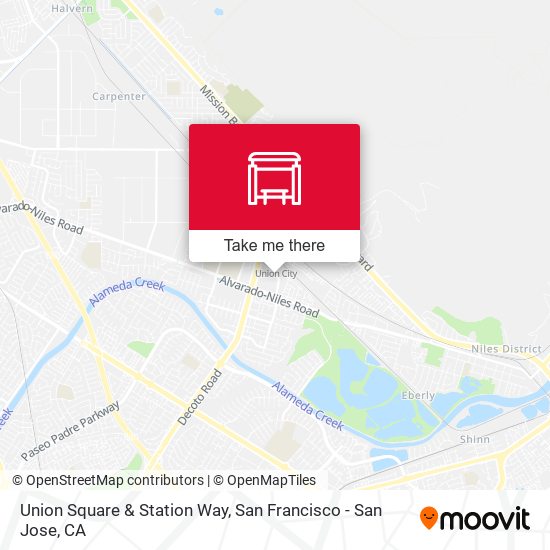 Mapa de Union Square & Station Way