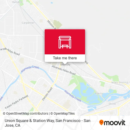 Union Square & Station Way map