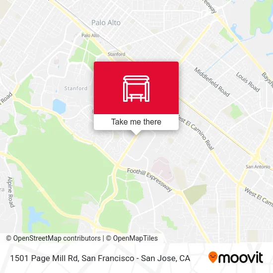 1501 Page Mill Rd map