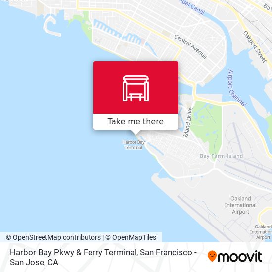 Mapa de Harbor Bay Pkwy & Ferry Terminal