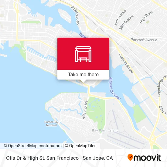 Otis Dr & High St map