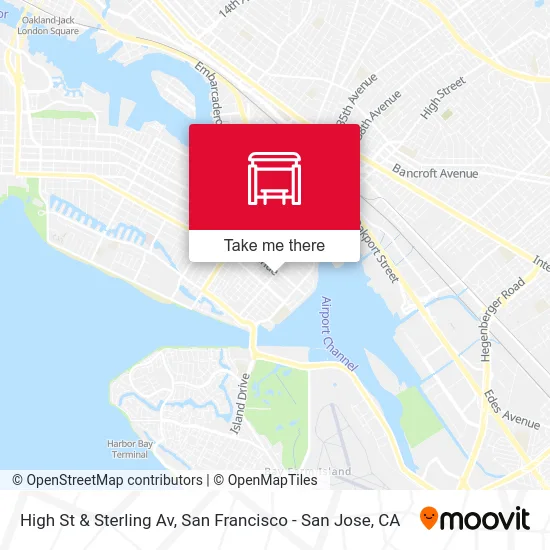 High St & Sterling Av map