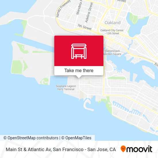 Main St & Atlantic Av map