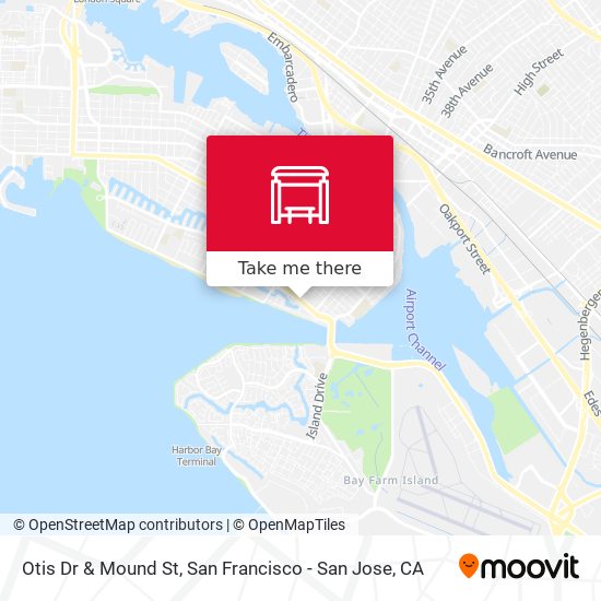 Otis Dr & Mound St map