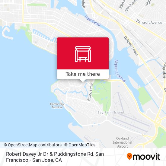 Mapa de Robert Davey Jr Dr & Puddingstone Rd