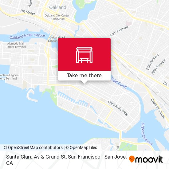 Mapa de Santa Clara Av & Grand St