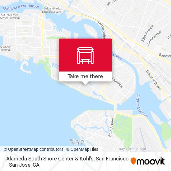 Mapa de Alameda South Shore Center & Kohl's