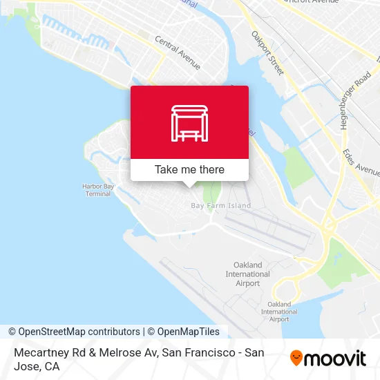Mecartney Rd & Melrose Av map