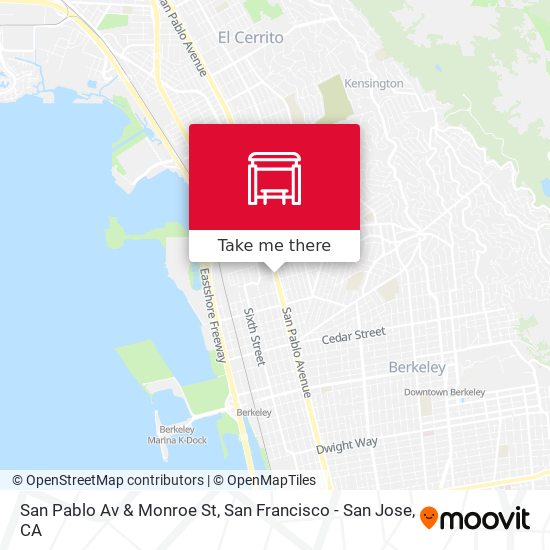 Mapa de San Pablo Av & Monroe St