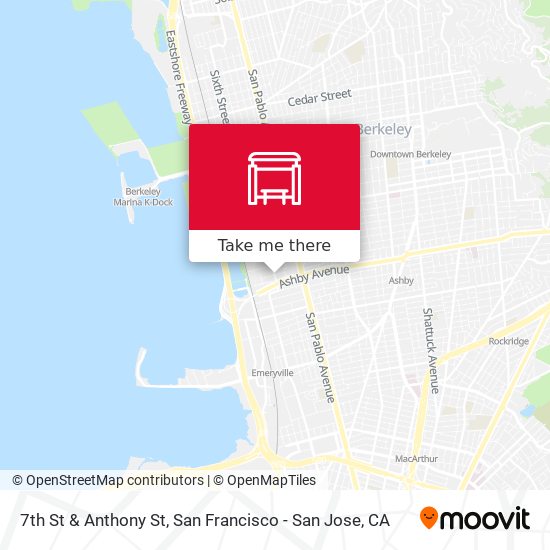 7th St & Anthony St map