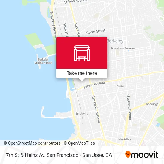 Mapa de 7th St & Heinz Av