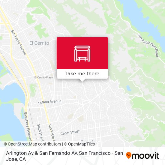 Arlington Av & San Fernando Av map