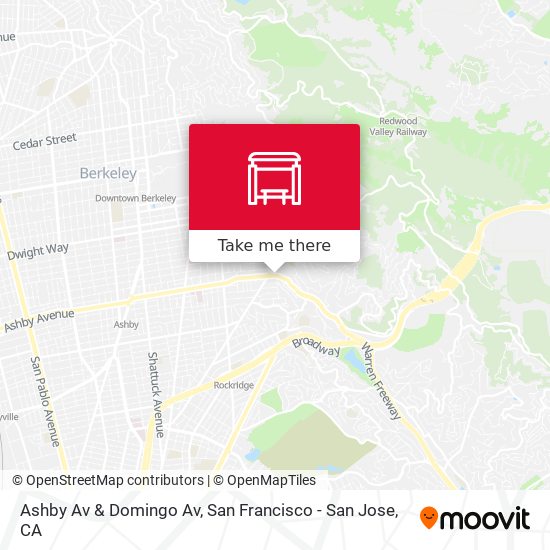 Mapa de Ashby Av & Domingo Av