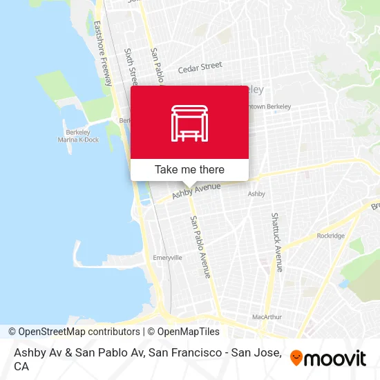 Mapa de Ashby Av & San Pablo Av