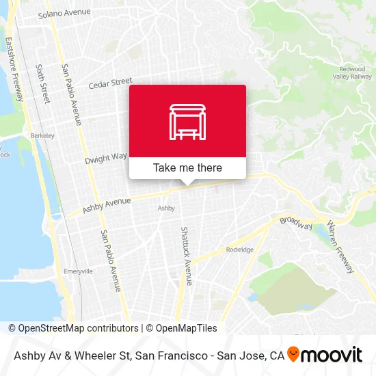 Ashby Av & Wheeler St map