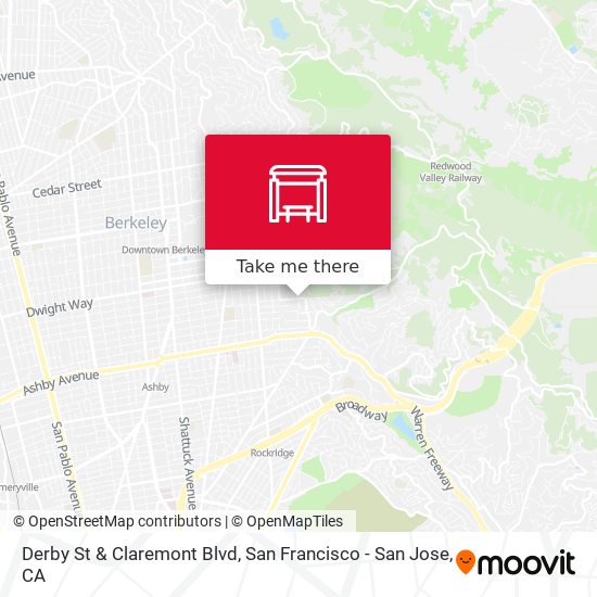 Mapa de Derby St & Claremont Blvd