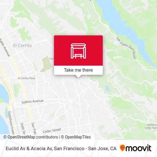 Euclid Av & Acacia Av map