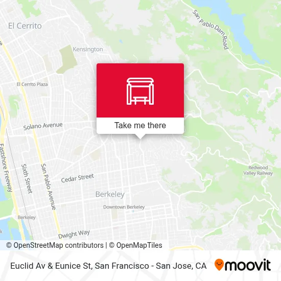 Euclid Av & Eunice St map