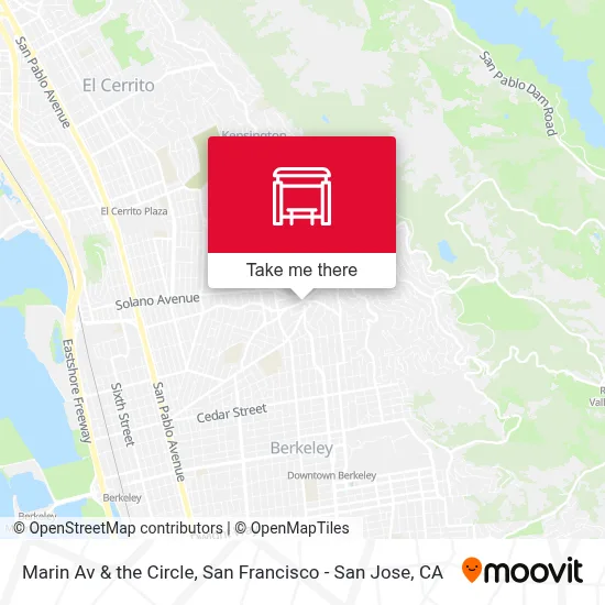 Marin Av & the Circle map